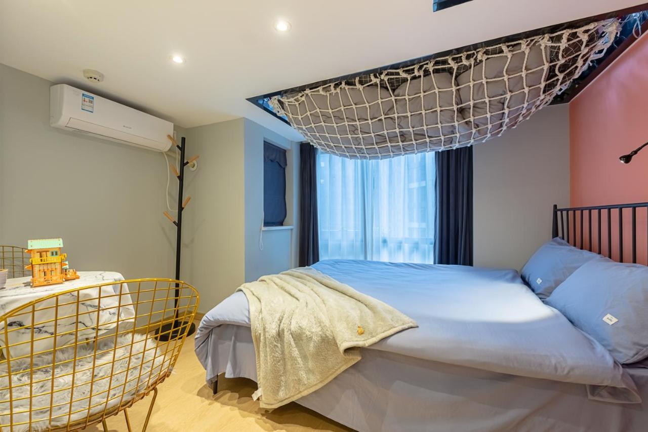 Loft Apartment With Slide Hammock With Movie Viewing Hangzhou Exterior photo