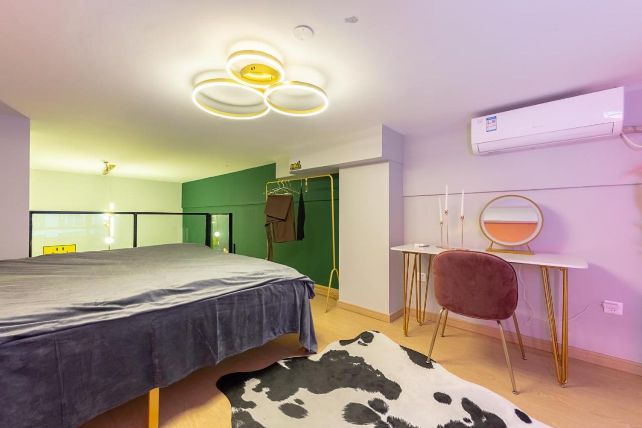 Loft Apartment With Slide Hammock With Movie Viewing Hangzhou Exterior photo